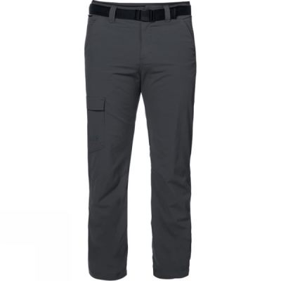 Pantalones Jack Wolfskin Hoggar Hombre - Gris Oscuro - Chile JMK503876